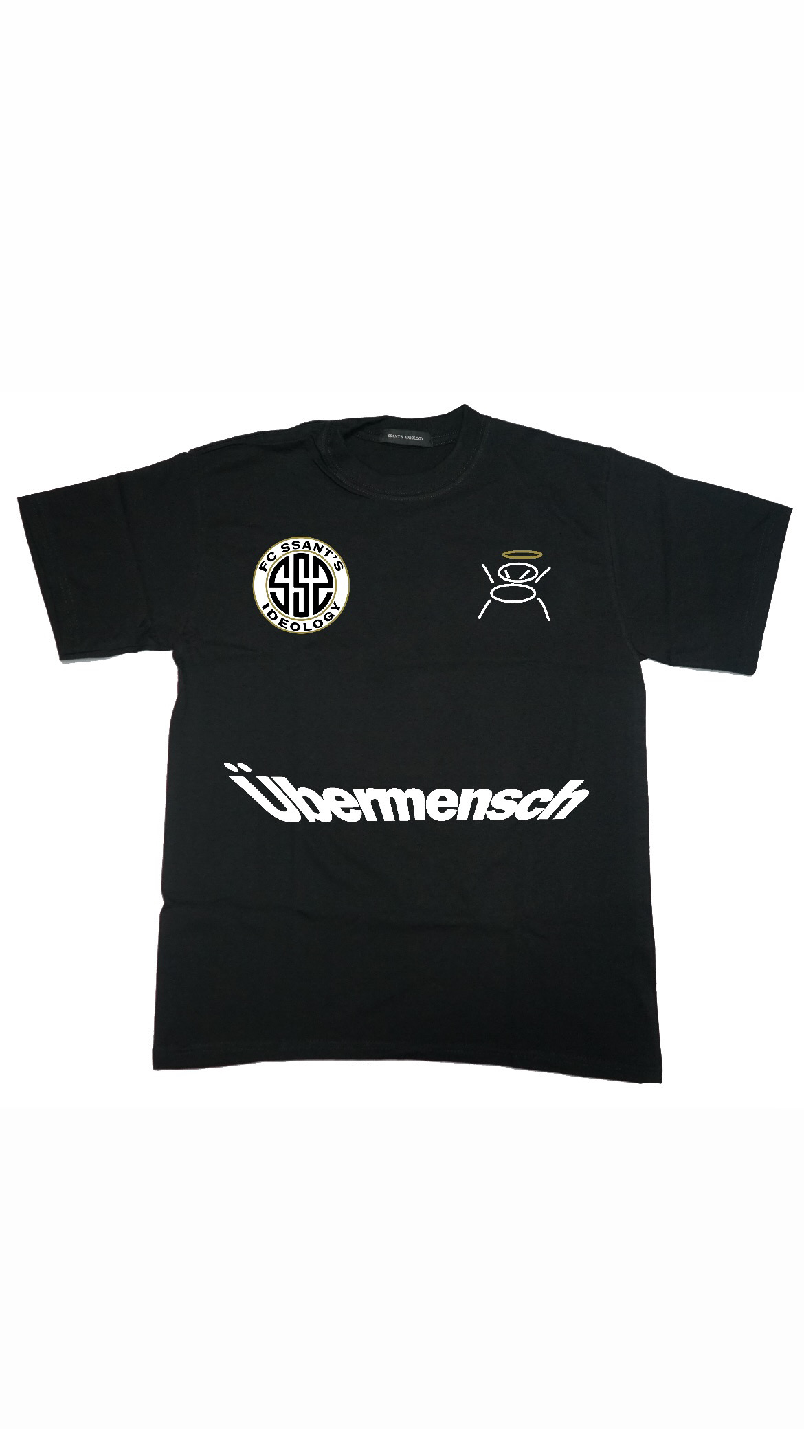 FC SSANT'S Ideology black graphic T-shirt